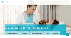 Desktop Screenshot of marien-hospital.de